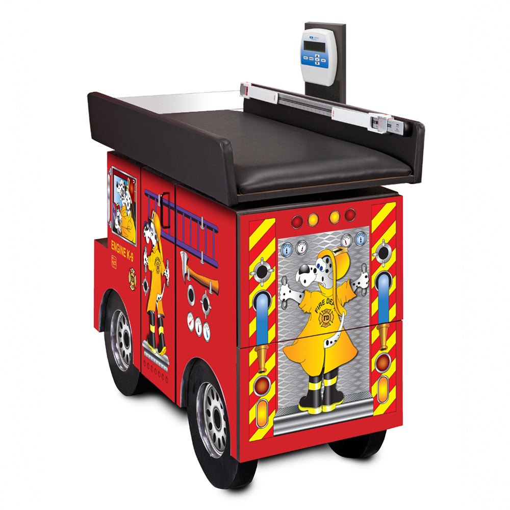 Clinton 7833 Scale Table/Engine K-9 with Dalmatian Firefighters | QuinceMedical.com