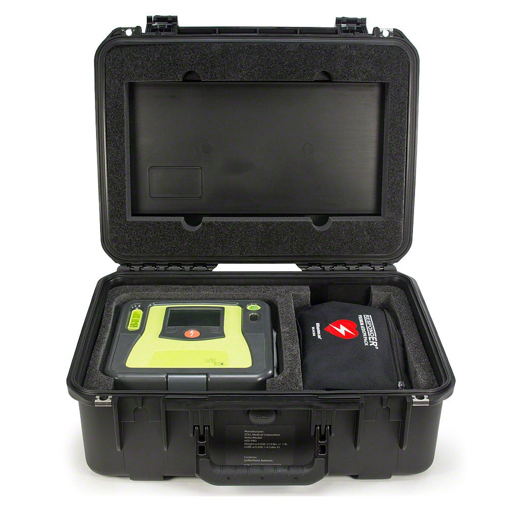 Zoll AED Pro® Hard Case with Foam Cut-Outs (Pelican)