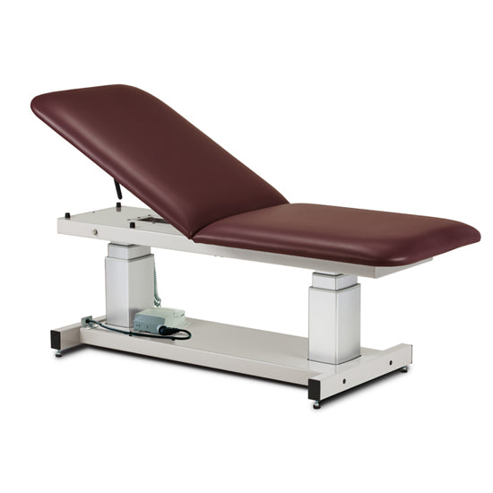 Clinton 80062 General Ultrasound Table with Adjustable Backrest | QuinceMedical.com
