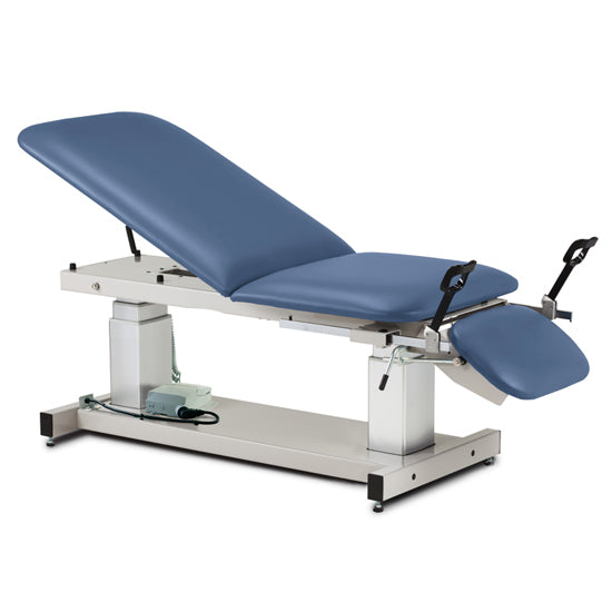 Clinton 80069 Multi-Use, Ultrasound Table with Stirrups | QuinceMedical.com