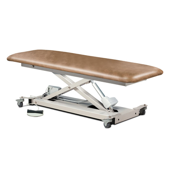 Clinton 8019987 Power XL 600, Open Base, Power Table with One Piece Top with Casters | QuinceMedical.com