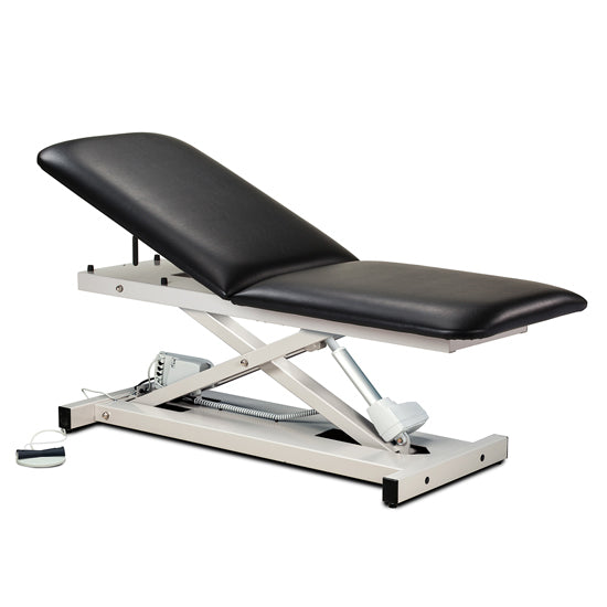 Clinton 80200 Power 500, Open Base, Power Table with Adjustable Backrest | QuinceMedical.com