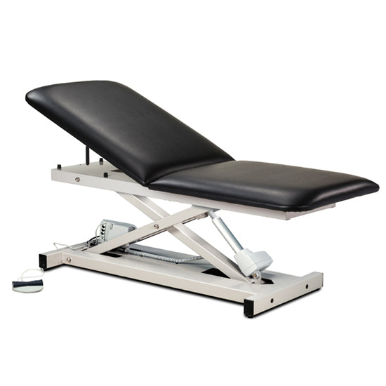 Clinton 80299 Power XL 600, Open Base, Power Table with Adjustable Backrest | QuinceMedical.com
