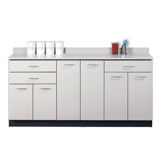 Clinton 8072 Base Cabinet with 6 Doors and 3 Drawers | QuinceMedical.com