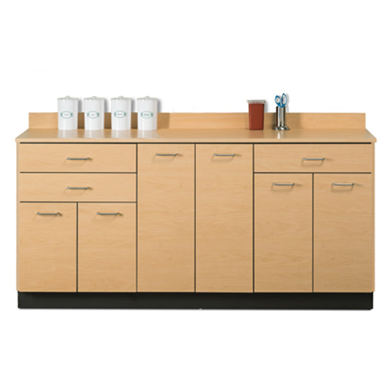Clinton 8072 Base Cabinet with 6 Doors and 3 Drawers | QuinceMedical.com