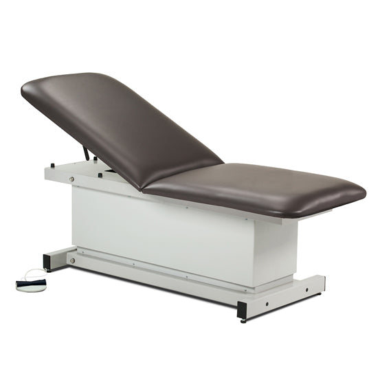 Clinton 81200 Power 500, Shrouded, Power Table with Adjustable Backrest | QuinceMedical.com