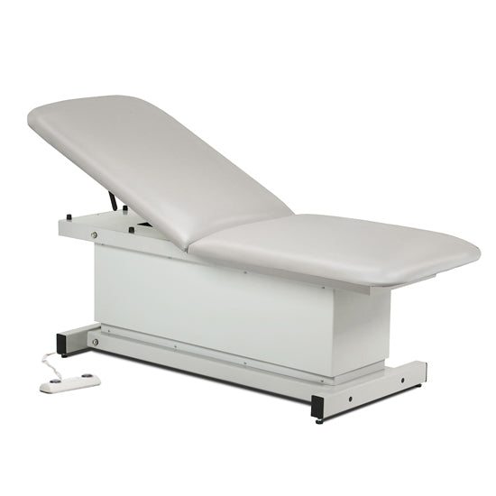 Clinton 81204 Power 400, Shrouded, Power Table with Adjustable Backrest | QuinceMedical.com