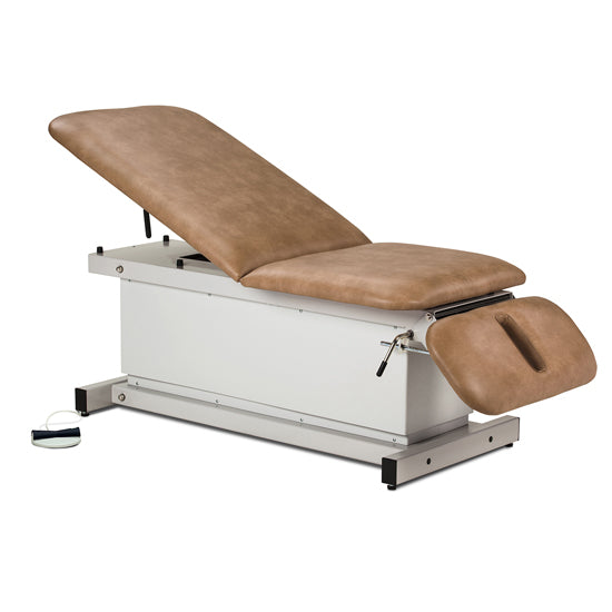 Clinton 81330 Power 500, Shrouded, Power Table with Adjustable Backrest and Drop Section | QuinceMedical.com