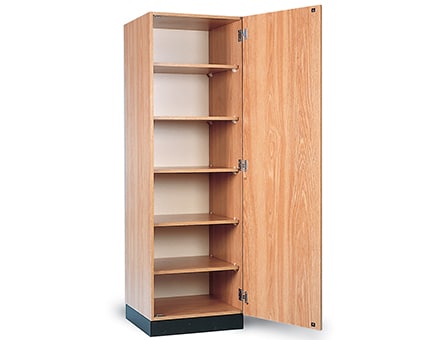 Hausmann Single Door Storage Cabinet with Adjustable Shelves | QuinceMedical.com