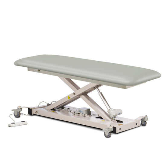 Clinton 82117 Power 400, Open Base, Power Table with One Piece Top & Casters | QuinceMedical.com