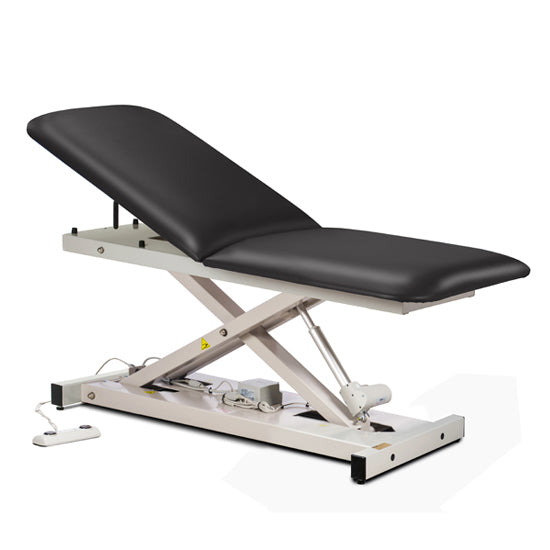 Clinton 82200 Power 400, Open Base, Power Table with Adjustable Backrest | QuinceMedical.com