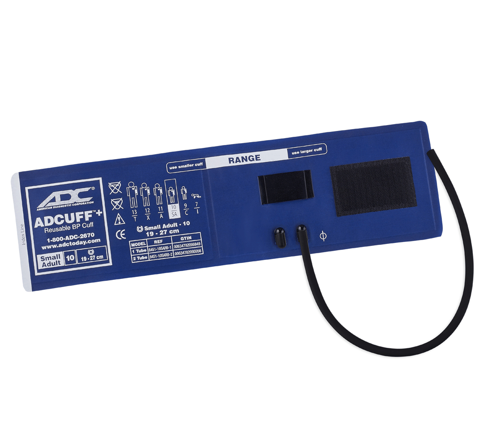 ADCUFF® +, 1-Piece Cuff, 1 Tube, Small Adult, Royal Blue, Latex Free (LF)