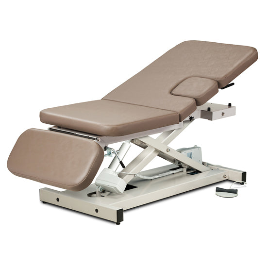 Clinton 85300 Open Base, Power Imaging Table with 3 Section Top | QuinceMedical.com