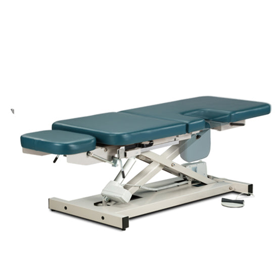 Clinton 85309 Open Base, Power Imaging Table with 3 Section Top | QuinceMedical.com