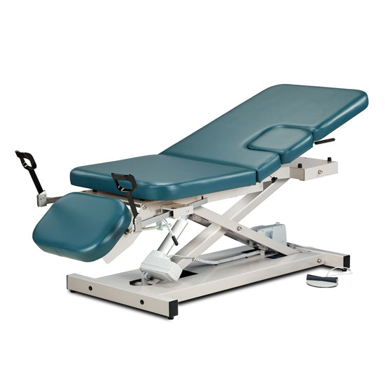Clinton 85309 Open Base, Power Imaging Table with 3 Section Top | QuinceMedical.com