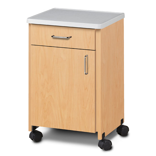 Clinton 8720-A Mobile, Molded Top Bedside Cabinet | QuinceMedical.com