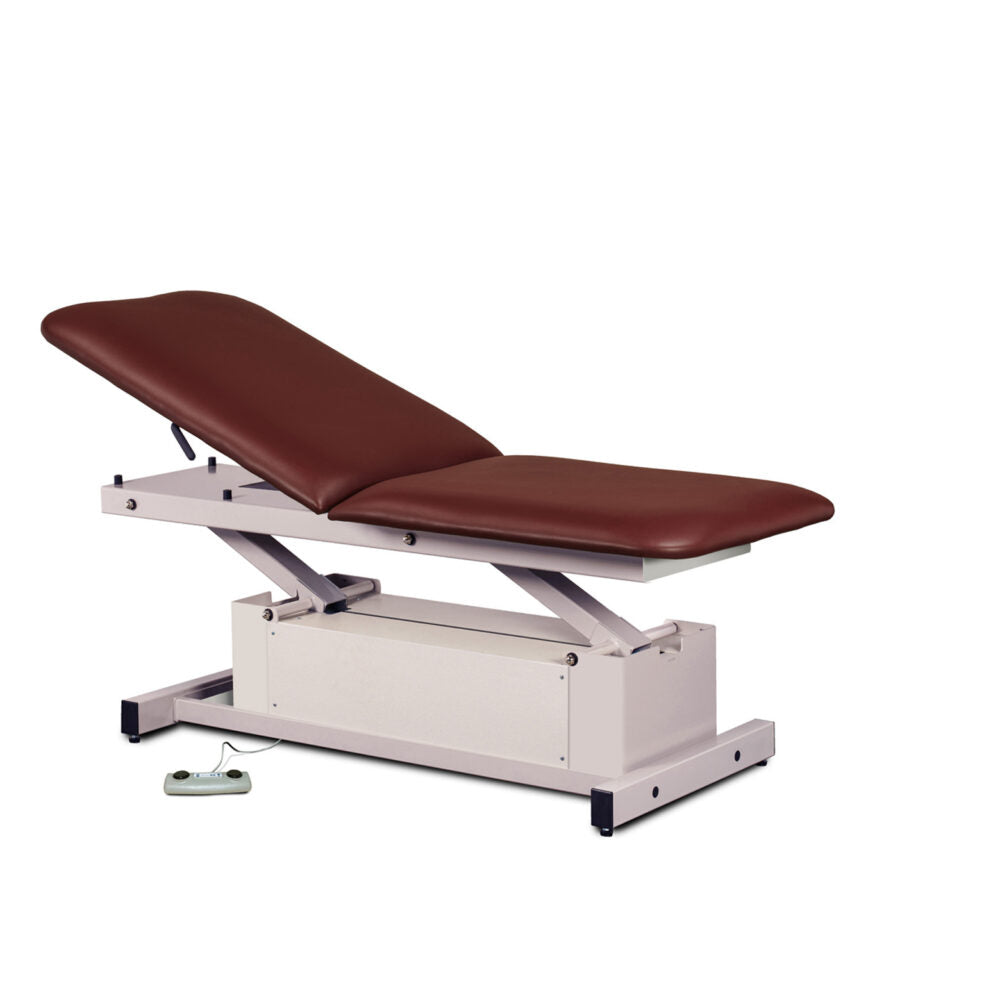 Clinton 87200 Power-Glide, Hi-Lo, Treatment Table with Adjustable Backrest