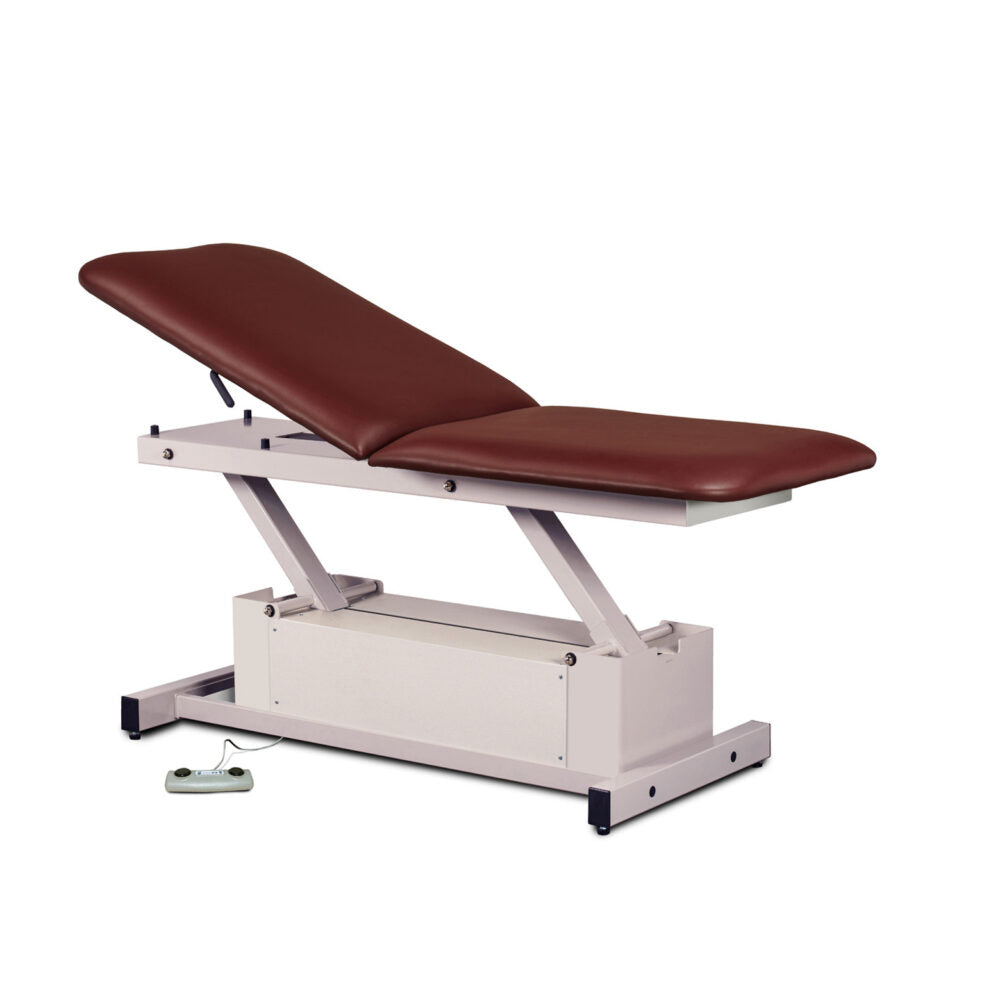 Clinton 87200 Power-Glide, Hi-Lo, Treatment Table with Adjustable Backrest