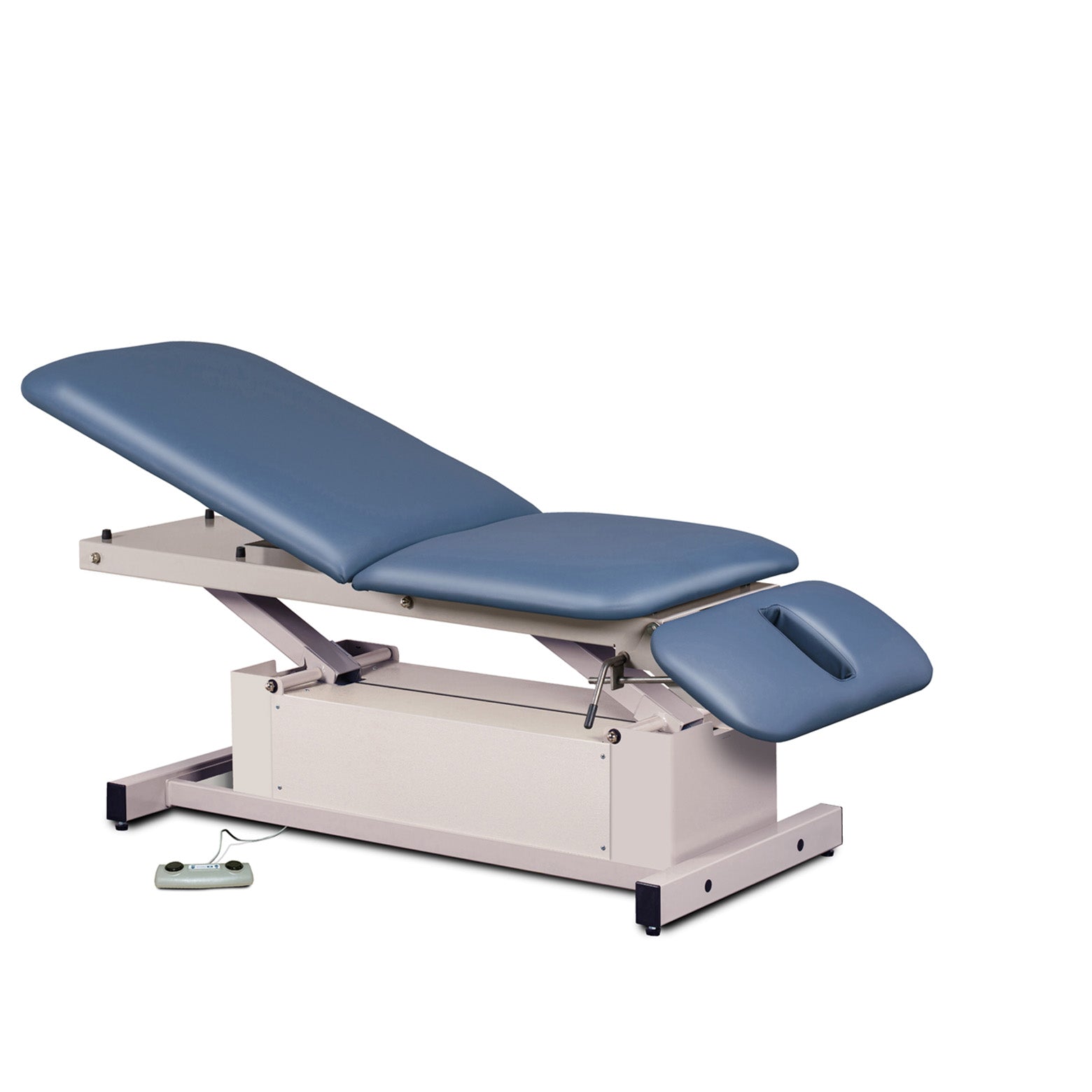 Clinton 87330 Power-Glide, Hi-Lo, Treatment Table with Adjustable Backrest & Drop Section