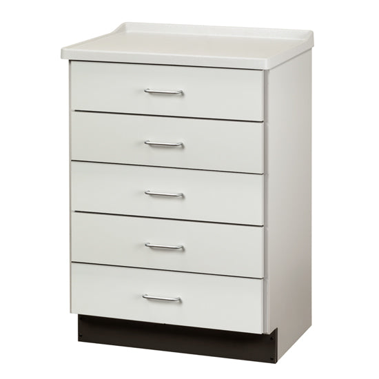 Clinton 8805-A Molded Top Treatment Cabinet with 5 Drawers | QuinceMedical.com