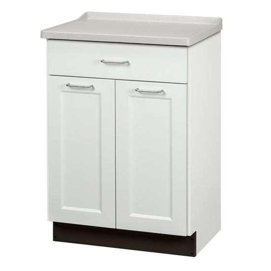 Clinton 8821-AF Fashion Finish, Molded Top Treatment Cabinet with 2 Doors and 1 Drawer | QuinceMedical.com