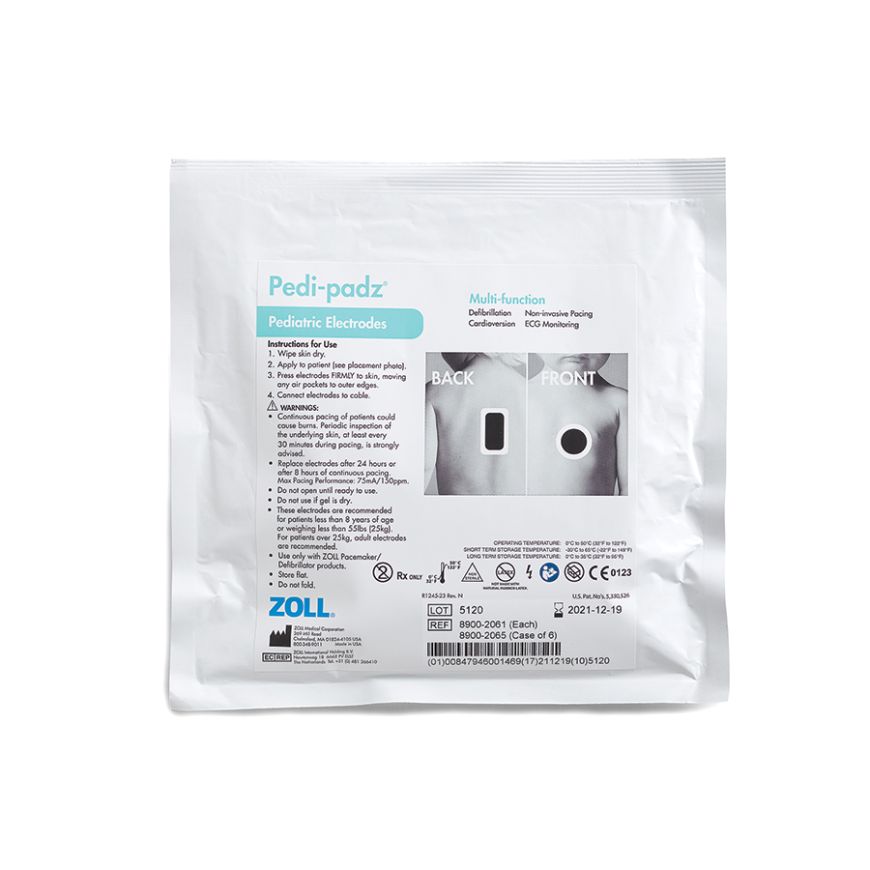 Zoll Pedi-Padz® Multi-Function Electrode, 6/Case