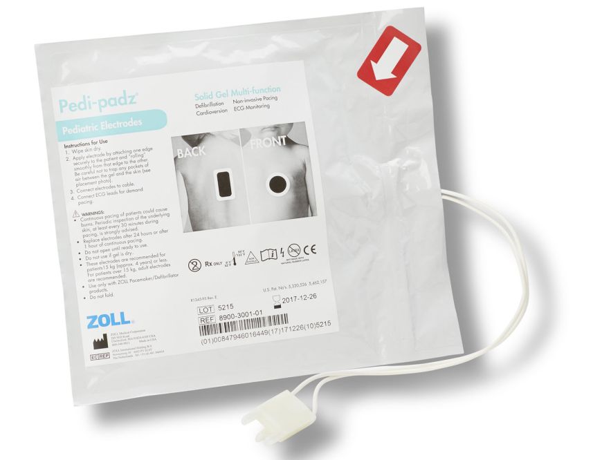 Zoll Pedi-Padz Solid Gel Multi-Function Electrodes