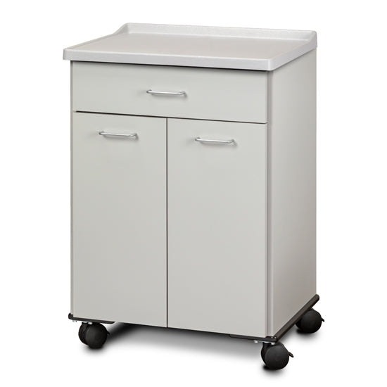 Clinton 8921-A Mobile Treatment Cabinet with 2 Doors and 1 Drawer | QuinceMedical.com