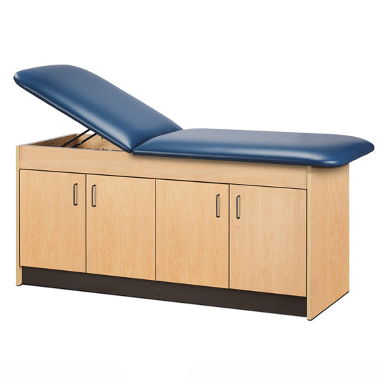 Clinton 9074 Cabinet Style, Treatment Table with 4 Doors | QuinceMedical.com