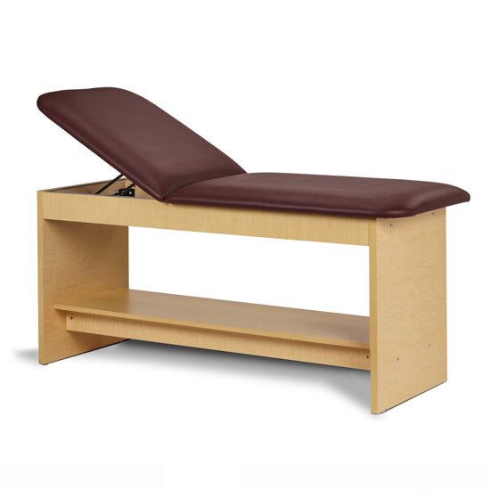 Clinton 91020 Panel Leg Series, Treatment Table with Full Shelf | QuinceMedical.com