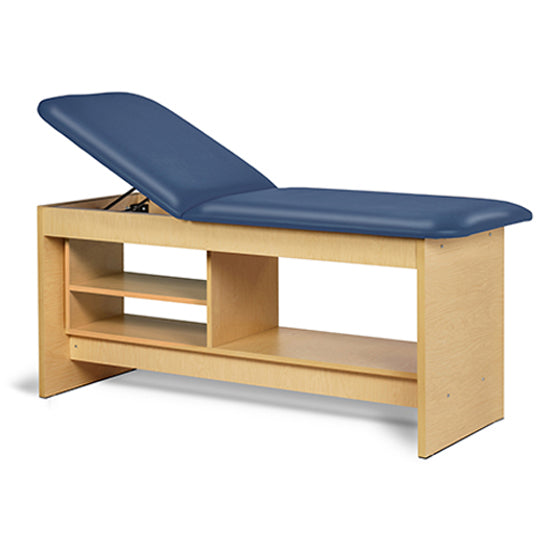 Clinton 91030 Panel Leg Series, Treatment Table with Shelving
