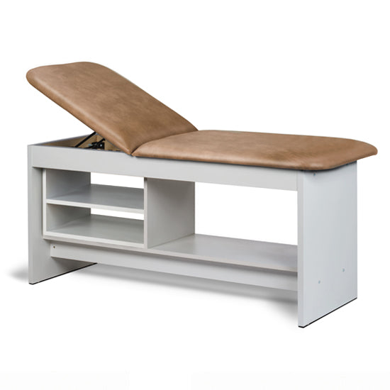 Clinton 91030 Panel Leg Series, Treatment Table with Shelving