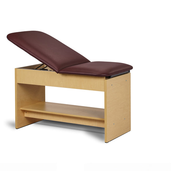 Clinton 91200 Panel Leg Series, Space Saver, Treatment Table with Shelf | QuinceMedical.com