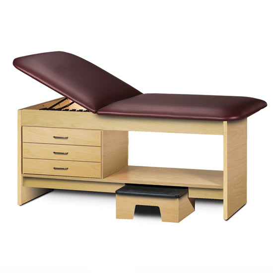 Clinton 9133 Treatment Table with Stool | QuinceMedical.com