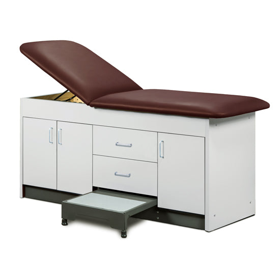 Clinton 9705 3-Door/2-Drawer, Step-Up Table | QuinceMedical.com