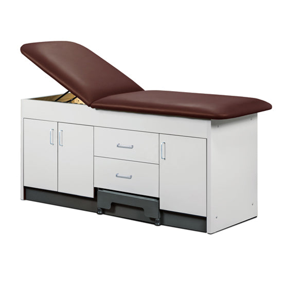 Clinton 9705 3-Door/2-Drawer, Step-Up Table | QuinceMedical.com