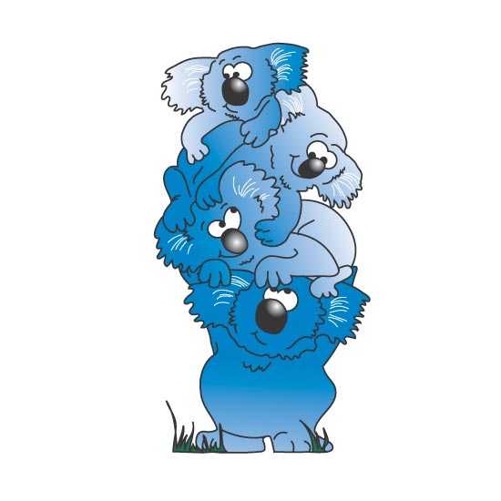 Clinton 9726 Koala Graphic | QuinceMedical.com