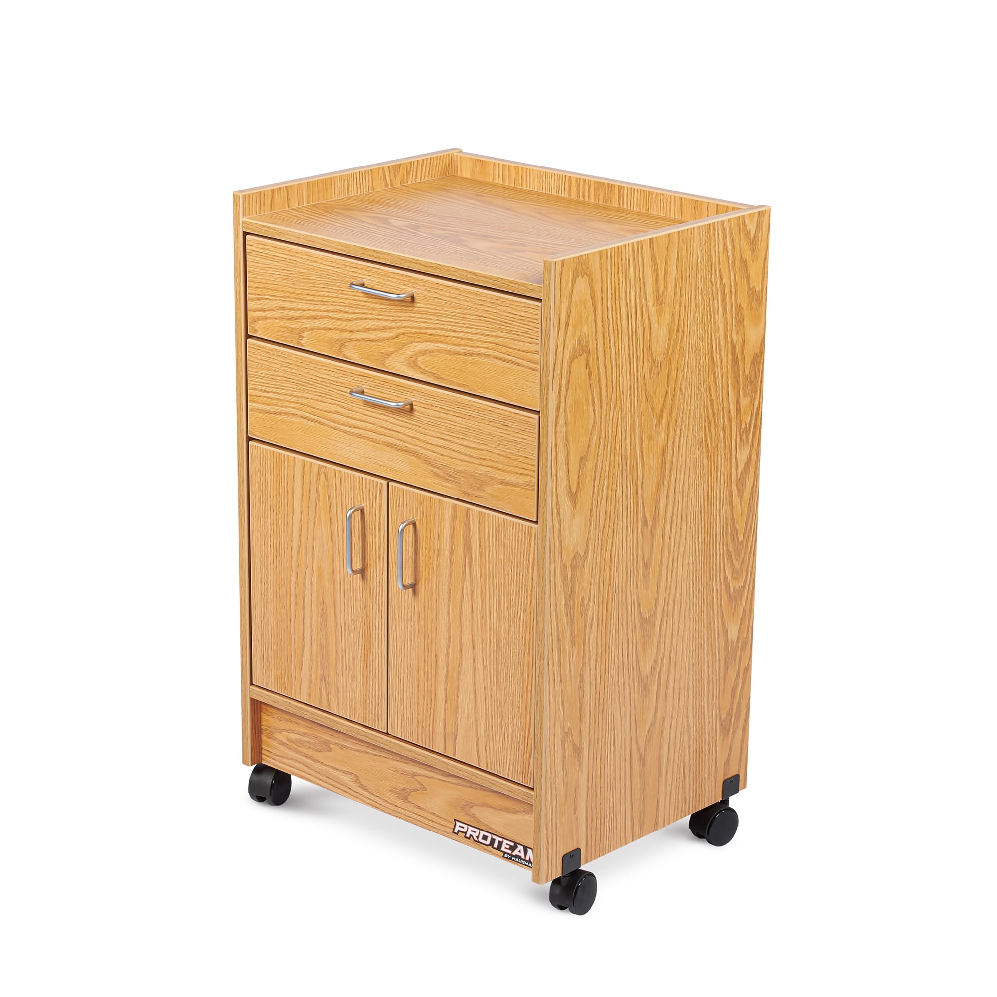 Hausmann Proteam™ 18″x24″ Monster Cart with Double Drawers and Cabinet Storage | QuinceMedical.com