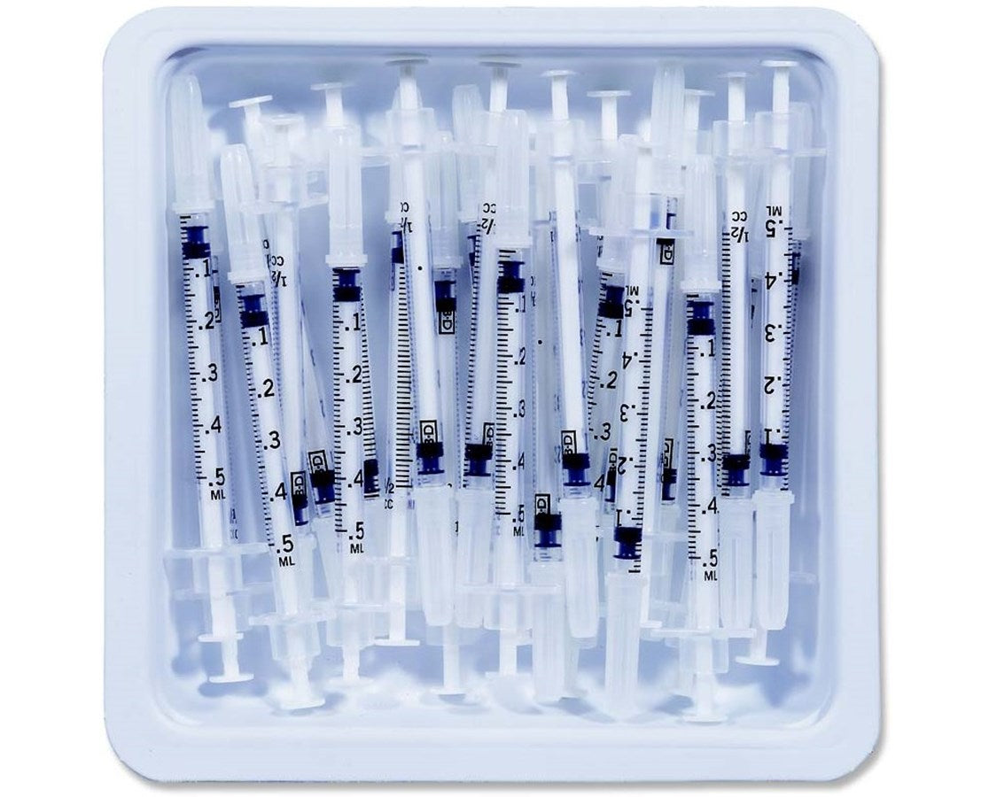 BD Safetyglide™ Allergist Trays