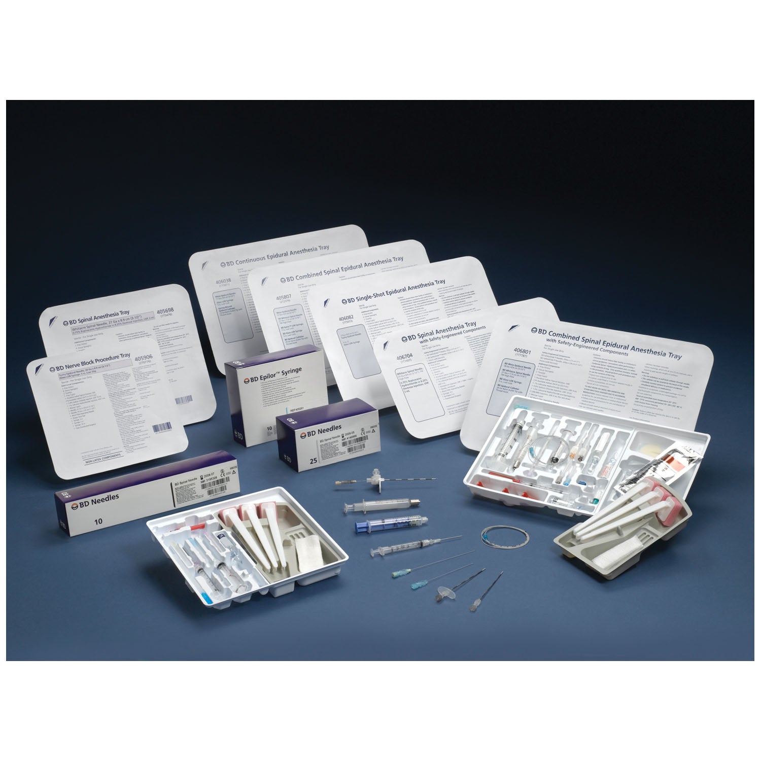 BD Single Shot Epidural Trays
