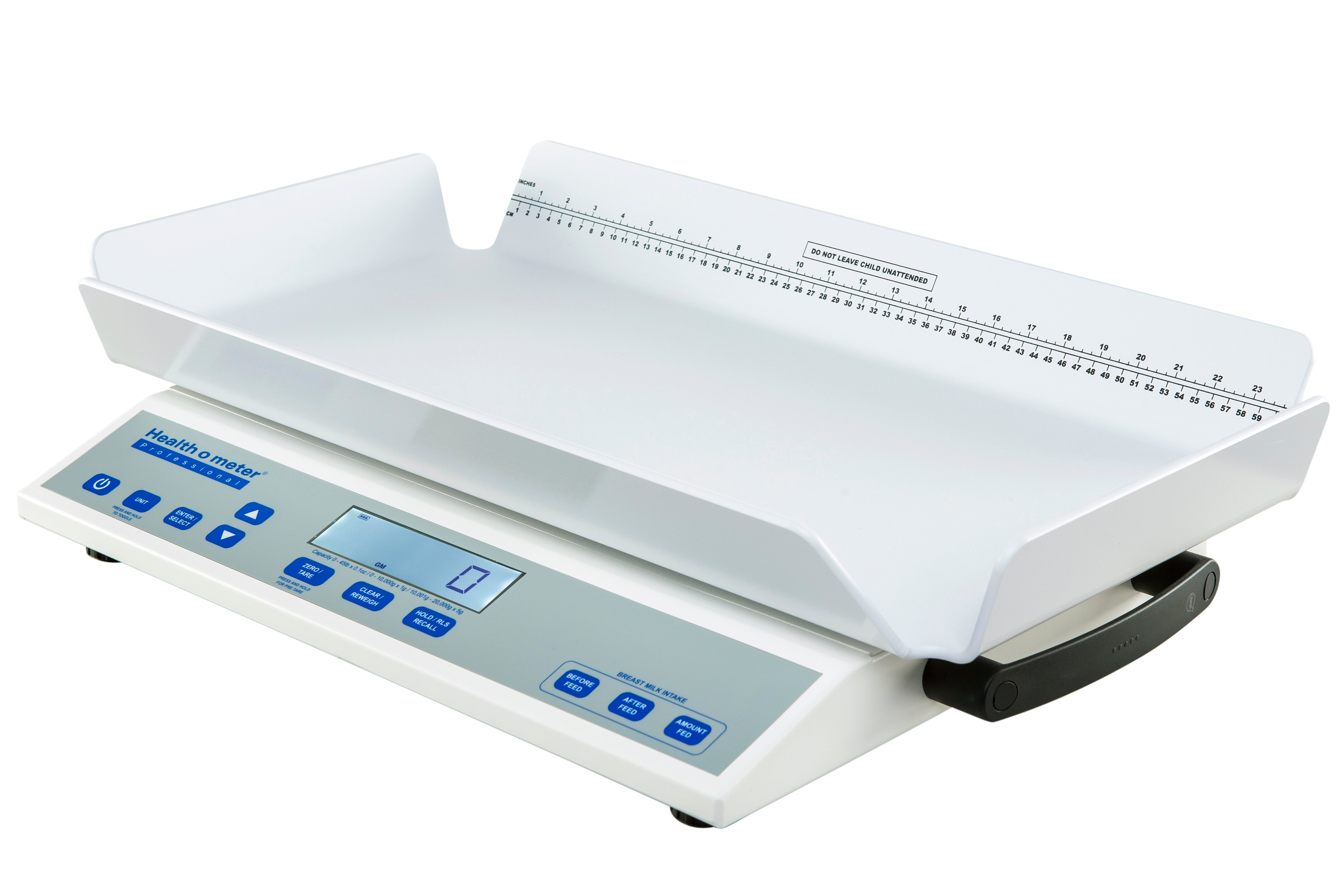 Health o meter 2210 Antimicrobial High-Resolution Digital Neonatal/Pediatric Four-Sided Tray Scale | QuinceMedical.com