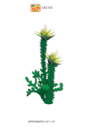 Clinton 15-CC Cactus Wall Sticker | QuinceMedical.com