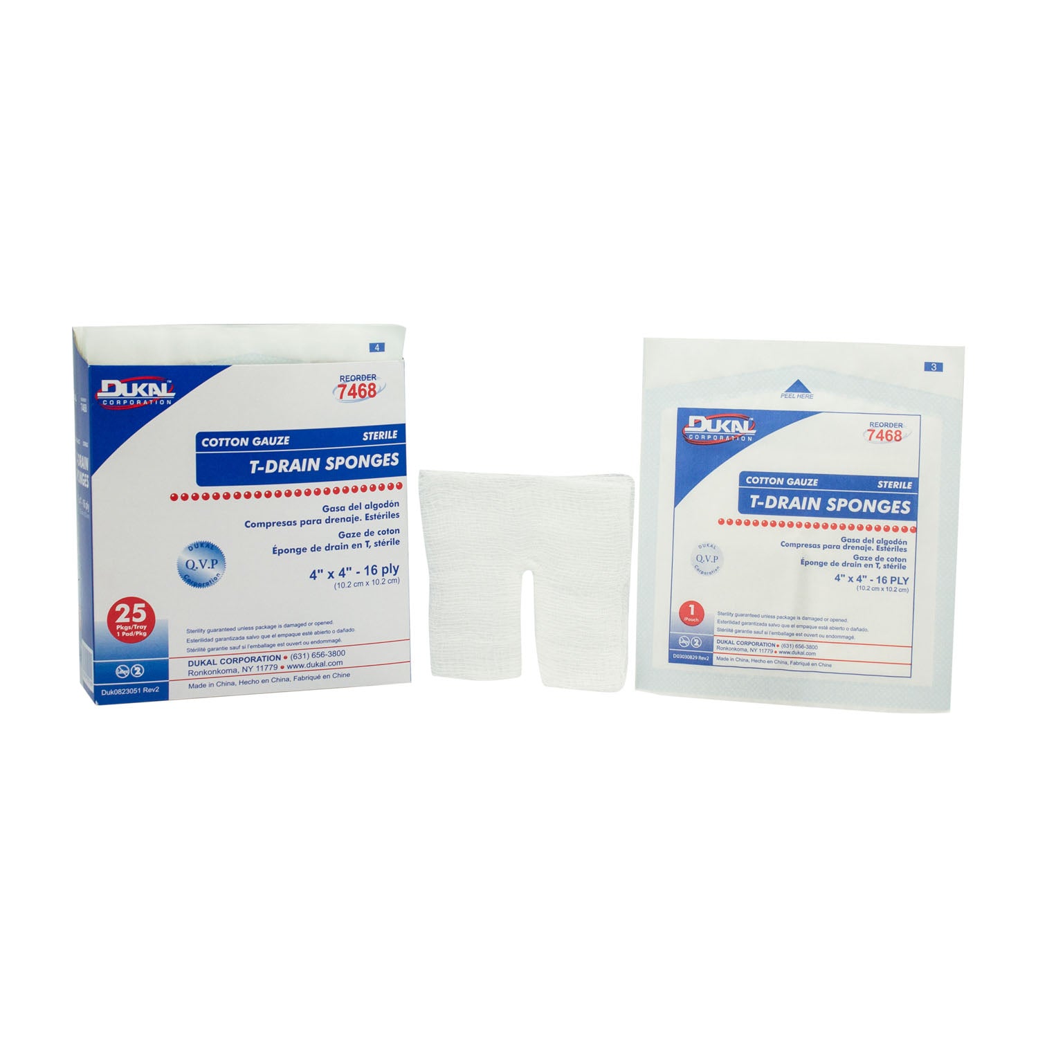 Dukal Iv & T-Drain Sponges