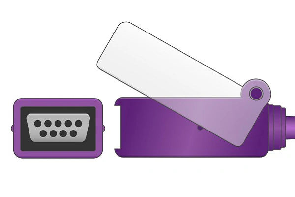 Nihon Kohden Compatible SpO2 Adapter Cable