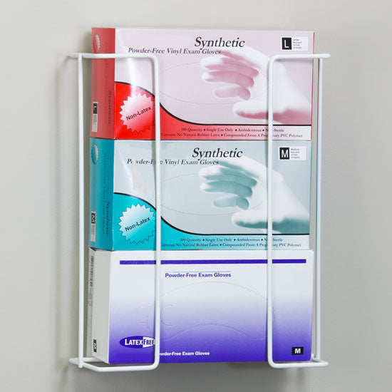 Clinton G-1033 Triple Horizontal Wire Glove Box Holder | QuinceMedical.com