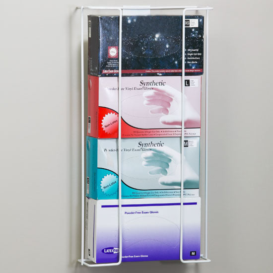 Clinton G-1044 Quad Horizontal Wire Glove Box Holder | QuinceMedical.com