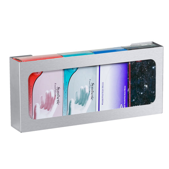 Clinton GS-3040 Quad Stainless Steel Glove Box Holder | QuinceMedical.com