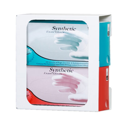 Clinton GW-2020 Double White Steel Glove Box Holder | QuinceMedical.com