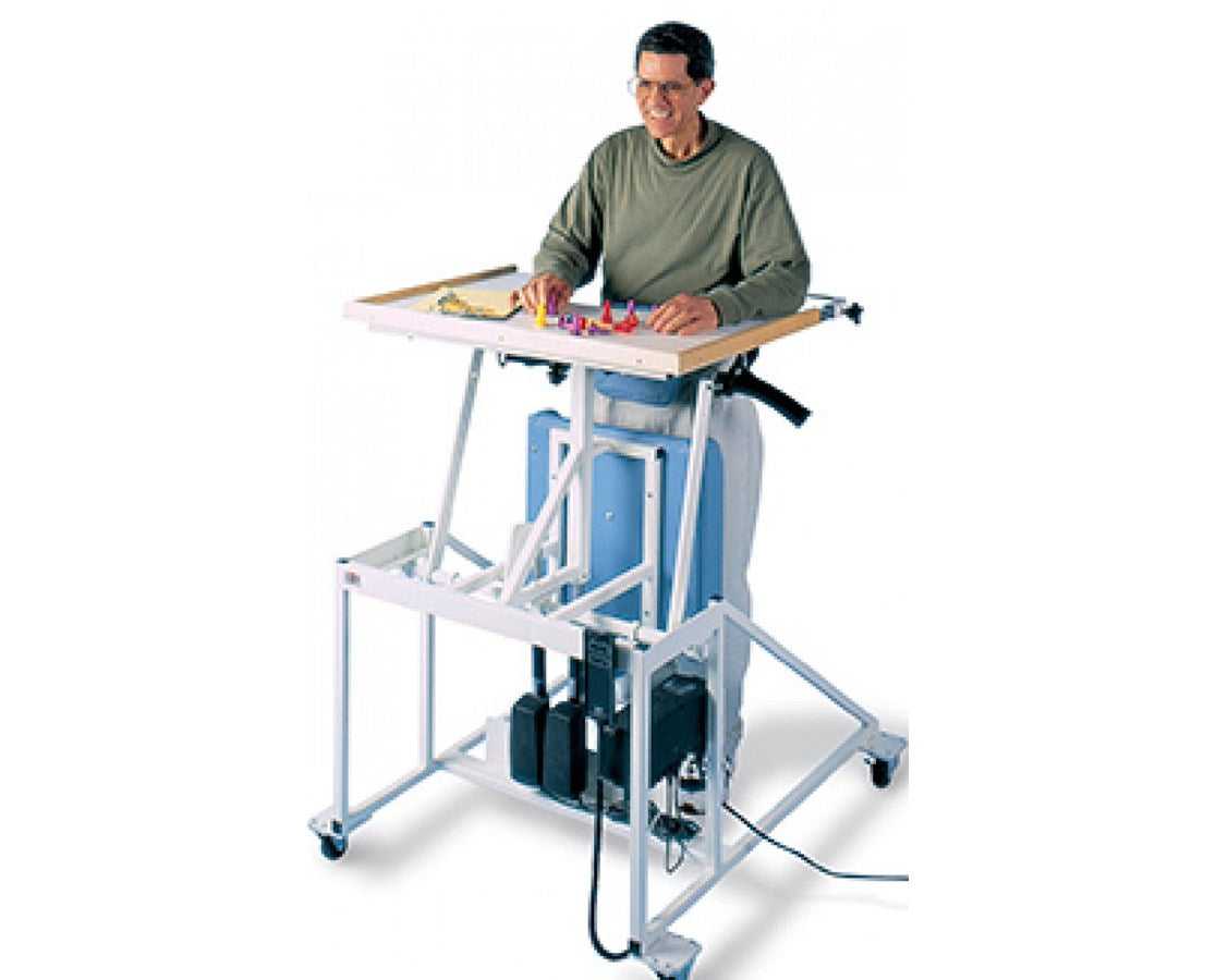 Hausmann Electric Hi-Lo Stand-In Table with Bariatric Electric Patient Lift