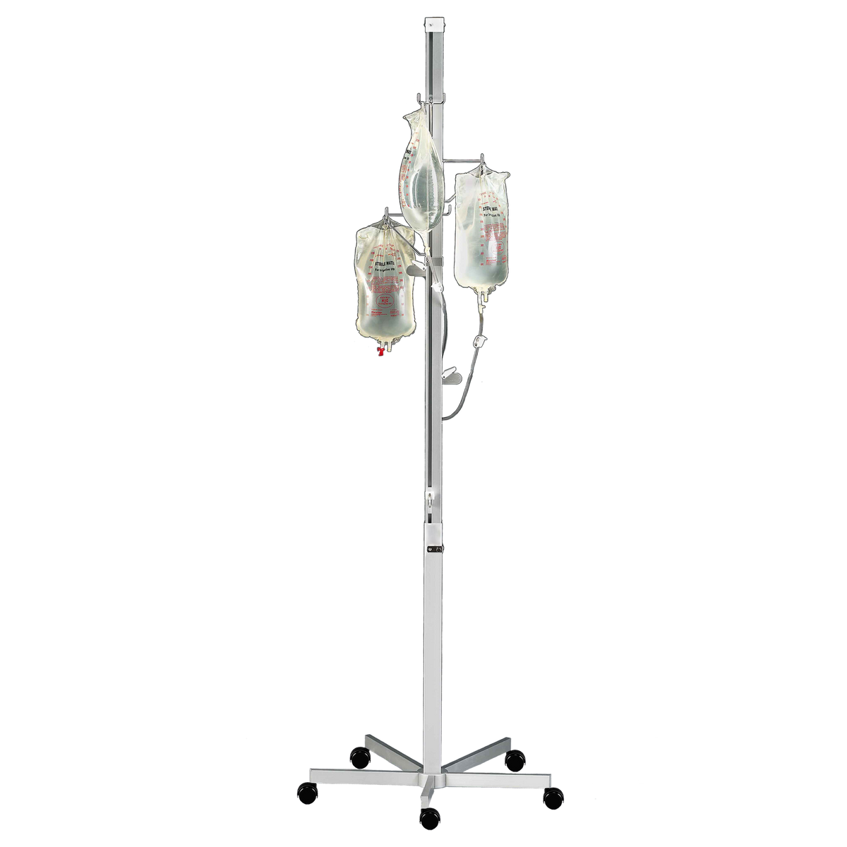 Blickman IVT-2 IV Irrigation Tower, 2 Channels, Holds Up to 4 Bags | QuinceMedical.com